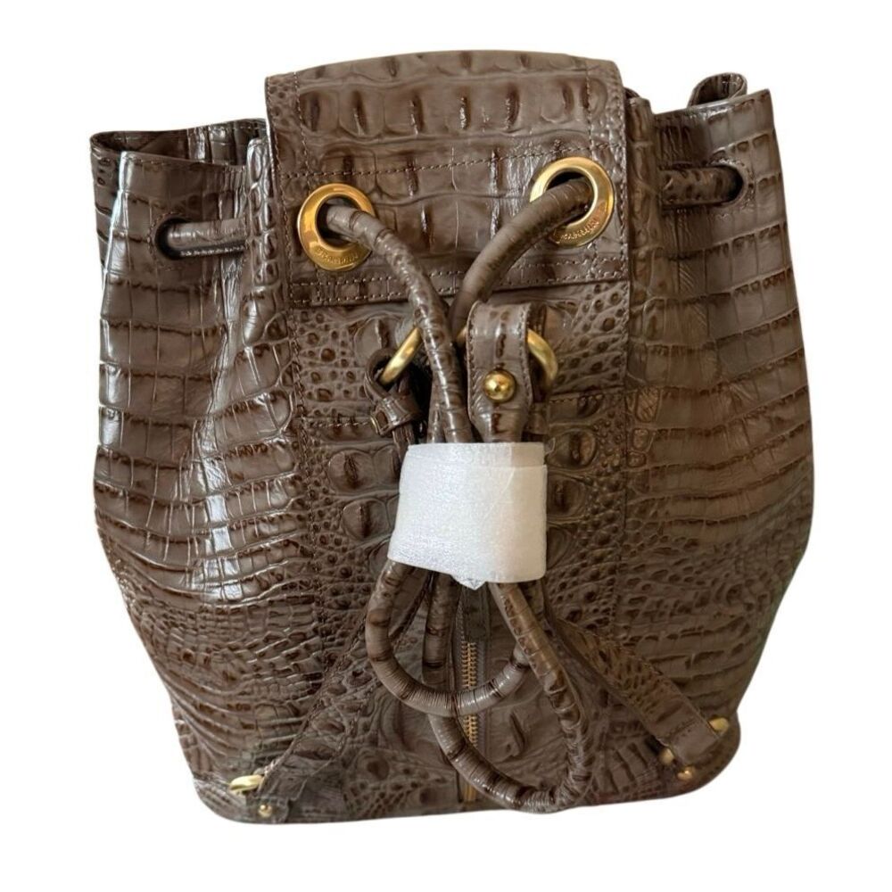 Brahmin Pecan Melbourne leather backpack - Picture 2 of 11